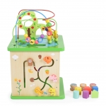 Дървен куб Tooky Toy - Център за игра, Гора