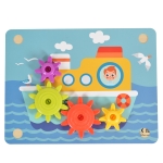 Дървена игра със зъбни колела Moni - Tooky Toy
