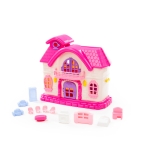 Детска сгъваема къща за кукли Polesie Toys - 12 части