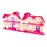 Детска сгъваема къща за кукли Polesie Toys - 12 части