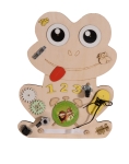 Дървена дъска Moni Toys - Монтесори, Cat
