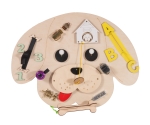Дървена дъска Moni Toys - Монтесори, Cat