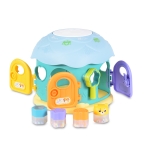 Детски музикален сортер Moni Toys - Fantastic Mushroom House, Розов