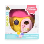 Детски музикален сортер Moni Toys - Fantastic Mushroom House, Розов
