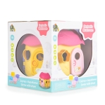 Детски музикален сортер Moni Toys - Fantastic Mushroom House, Розов