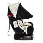 Столче за кола Moni - Guardian, 0-25 kg, Черно