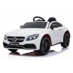 Акумулаторна кола Moni - Mercedes C63S, QY1588, бял
