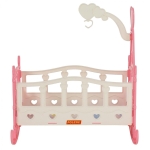 Легло за кукла Polesie Toys - Heart, Розова