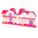 Детска сгъваема къща за кукли Polesie Toys - 12 части