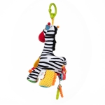 Музикална играчка Bali Bazoo - Зебрата Zoya