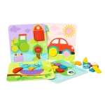 Дървен пъзел 4 в 1 Moni - Tooky Toy