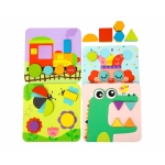 Дървен пъзел 4 в 1 Moni - Tooky Toy