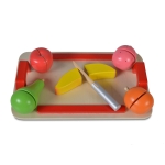 Дървена дъска за рязане с плодове Moni Toys