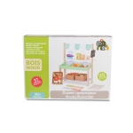 Дървен комплект супермаркет с продукти Moni Toys