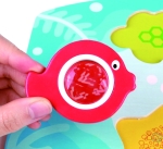 Дървен пъзел Hape - Морски животни с лещи, 5 части