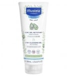 Нежен измиващ гел за коса и тяло Mustela, 200 ml