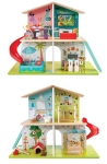 Музикална дървена къща Hape - С обзавеждане и звуци, 31 части