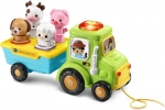 Музикална играчка за дърпане Vtech - Трактор с животни