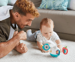 Музикална играчка за количка и игра по корем Tiny Love - Tummy Time, Meadow Days
