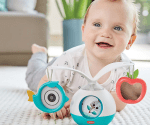 Музикална играчка за количка и игра по корем Tiny Love - Tummy Time, Meadow Days