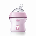 Бебешко шише за хранене Chicco - Natural Feeling РР, за момиче, 150 ml, 0 m+
