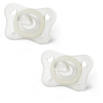 Силиконова залъгалка Chicco - PhysioForma Mini Soft Lumi, 2-6 m, 2 броя