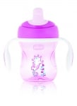 Преходна чаша Chicco - 200 ml, 6м+,  Момиче