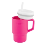 Силиконова чаша със сламка Infantino, 270 ml, Жълта