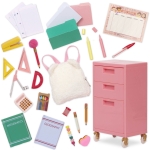 Комплект за кукли Battat - Our Generation, На училище