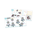 Творчески комплект Buki France - Направи си сам бижута от термосвиваема пластмаса