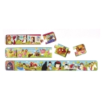 Образователен пъзел Eurekakids - Народни приказки, 18 части