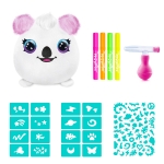 Творчески комплект Canal Toys - Мини плюшена играчка за оцветяване, Неон, асортимент