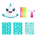 Творчески комплект Canal Toys - Мини плюшена играчка за оцветяване, Неон, асортимент