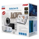 Дигитален видео бебефон Reer - BabyCam, XL, Бял