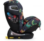 Столче за кола Cosatto - All in All +, IsoFix, 0-36 kg, Disco rainbow