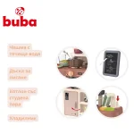 Детска кухня Buba - 42 части, Тъмнорозова