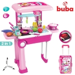 Детска кухня Buba - Little Chef, Куфар, Розова