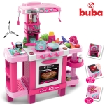 Детска кухня Buba - С реакция при докосване, Синя