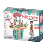 Игрален комплект Buba - Кухня в куфарче, Синя