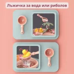 Детски игрален комплект Buba - Рибки, Сив