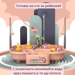 Детски игрален комплект Buba - Рибки, Сив