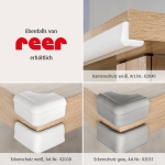 Мек протектор за ръбове Reer - Сив, 2 броя