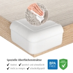 Меки протектори за ъгли Reer - Бели, 4 броя