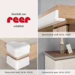 Меки протектори за ъгли Reer - Бели, 4 броя