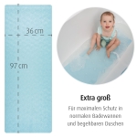 Нехлъзгаща подложка за баня Reer - XL, Синя