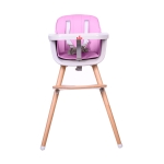 Столче за хранене 2 в 1 Buba - Carino, Черно