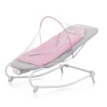 Бебешки шезлонг 2 в 1 Kinderkraft - Felio 2, Peony Rose