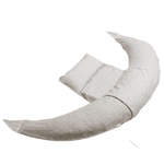 Възглавница за бременни Nuvita - Dreamwizard, Cotton, Beige