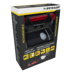 Комплект акумулаторни Led светлини Dunlop - 2 броя, за велосипед