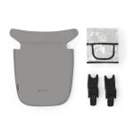 Бебешка количка 4 в 1 Kinderkraft - Newly, Moonlight Grey
